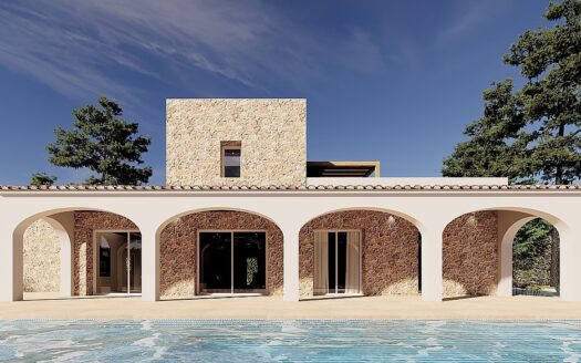 NUEVA CONSTRUCCIÓN CHALET DE LUJO ESTILO RÚSTICO EN COSTA BLANCA
